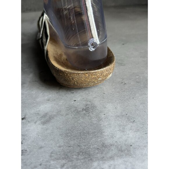 Yokono Calf Hair Animal Print Ibiza Zebra Sandals 7.5 - Picture 5 of 12